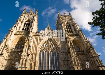 York Minster west front.The Cathedral and Metropolitical Church of Saint Peter in York Stock Photo