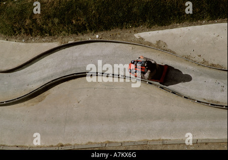 Bob s Peak New Zealand Queenstown Luge Track Stock Photo