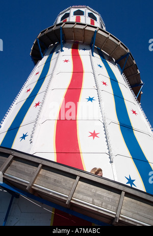 Helter Skelter on East Pier. Brighton, England Stock Photo