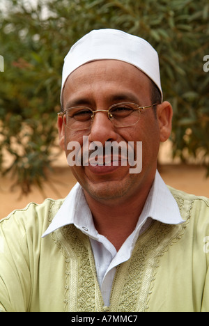 Libyan man, southern Libya Stock Photo
