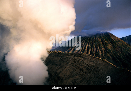 Indonesia, Java, Bromo volcano, sunrise Stock Photo - Alamy