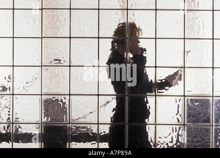 Business woman on the phone Stock Photo