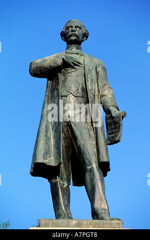 Dominican Republic, Santo Domingo, statue of Juan Pablo Duarte Stock Photo