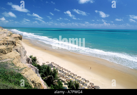 Brazil, Rio Grande Do Norte state, Southern littoral of Natal, Tibau do Sul, beach of Ponta do Madeiro Stock Photo