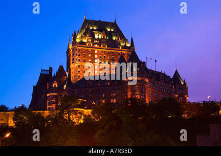 Chateau Frontenac, Upper Town, Old Town, Quebec City, Quebec, Canada Stock Photo