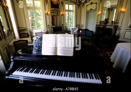 France, Saone et Loire, Hurigny, guest house in Poccards castle (near Mâcon) Stock Photo