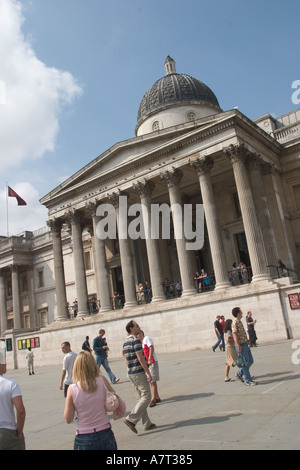 The National Gallery in Trafalgar Square London GB UK Stock Photo