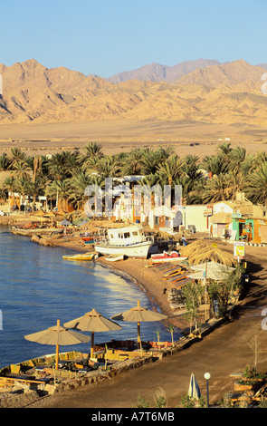 Egypt, Sinai Peninsula, Dahab, a little seaside resort in Aqaba Gulf Stock Photo