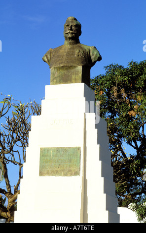 Madagascar, Diego Suarez (Antsiranana), Marshal Joffre's statue Stock ...