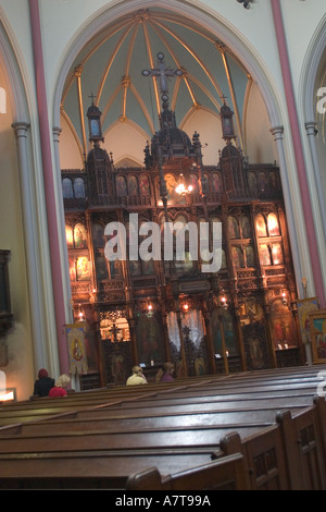 Interior of St Dunstan in the West Church, Fleet Street London GB UK Stock Photo