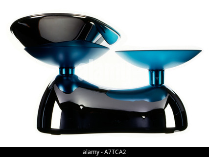 set of weighing scales Stock Photo