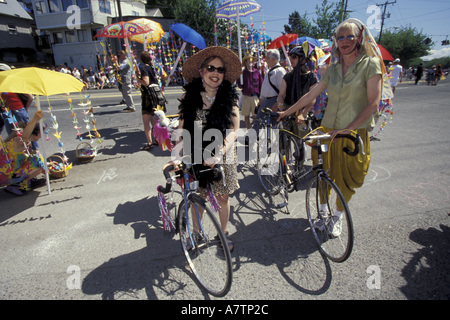 USA, WA, Seattle, Fremont. Summer Solstice Parade Stock Photo
