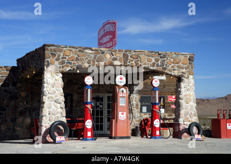 gas station in the Death Valley, USA, Nevada Stock Photo