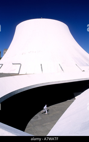 France, Seine Maritime, Le Havre, Volcano, Oscar Niemeyer's Space Stock Photo