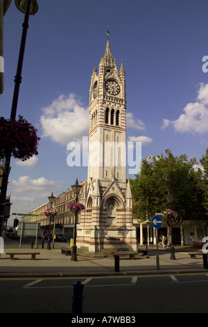 The clock tower in Gravesend 18 2m high built in 1887 to celebrtate Queen Victorias Golden Jubilee Stock Photo