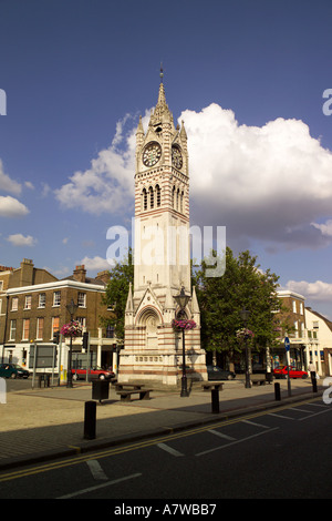 The clock tower in Gravesend 18 2m high built in 1887 to celebrtate Queen Victorias Golden Jubilee Stock Photo