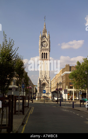 The clock tower in Gravesend 18 2m high built in 1887 to celebrtate Queen Victorias Golden Jubilee Stock Photo