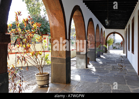 Cloister in the Convento de Santa Clara, Funchal, Madeira, Portugal Stock Photo