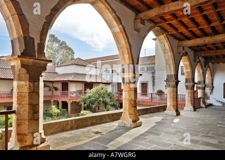 Cloister in the Convento de Santa Clara, Funchal, Madeira, Portugal Stock Photo