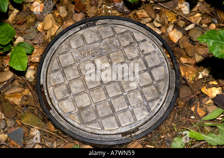 water meter lid Stock Photo - Alamy