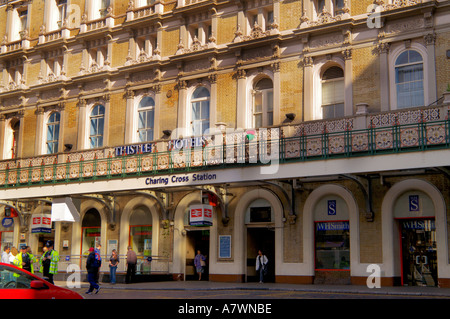 Charing Cross railway station London England Stock Photo