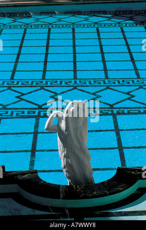 United States, California, swimming-pool of Hearst Castle in San Simeon Stock Photo