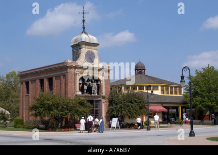 Sir John Bennett Sweet Shop and Carousel Confections at Greenfield Village in Dearborn Michigan Stock Photo