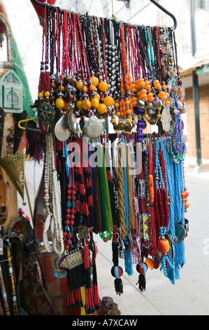 MOROCCO, Rabat: Medina, Rue des Consuls, Moroccan Jewelry Stock Photo