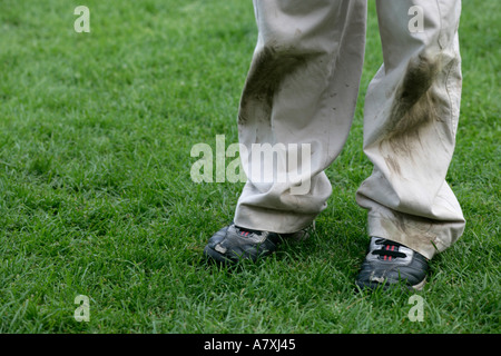 Boy with dirty knees Stock Photo - Alamy