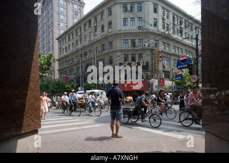 A shop near Nanjing Road Pedestrian Street in Huangpu district ...
