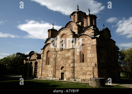 Holy Gracanica Monastery, Church of the Assumption, of the Serbian Orthodox Church Stock Photo
