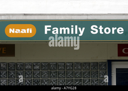 naafi family store  Stock Photo