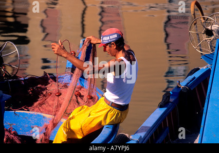 Italy, Sicily, Syracuse, Ortygie harbour Stock Photo