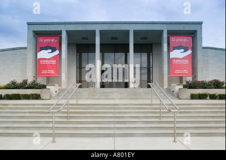 USA, Missouri, Independence, View of Truman Presidential Museum & Library Stock Photo