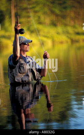 Freedom NH Fly fishing in Trout Pond in New Hampshire s Lakes