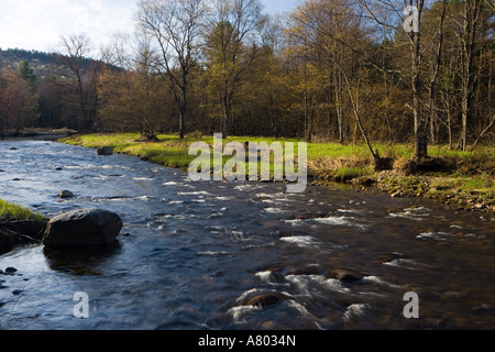 A spring morning on the Ashuelot River in Surry New Hampshire USA Stock ...