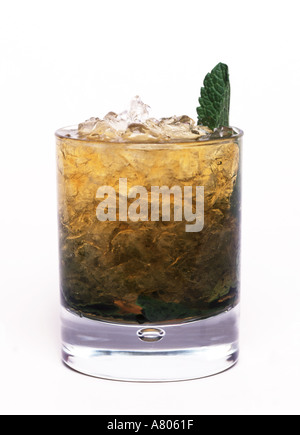 mint julip cocktail Stock Photo