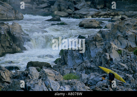 Patowmack Canal, Potomac, history, North America. Stock Photo