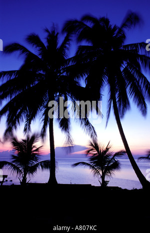 Malaysia, Johor State, sunset in Tioman Island Stock Photo