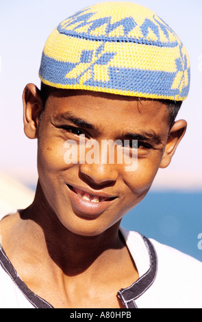 Egypt, Nubian village in Elephantine Island Stock Photo