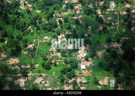 Yambio South Sudan from the plane Stock Photo