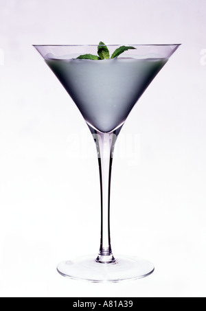 cocktail Minty martini cocktail Stock Photo