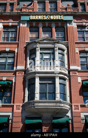 A Barnes & Noble bookstore at Union Square in New York is seen on