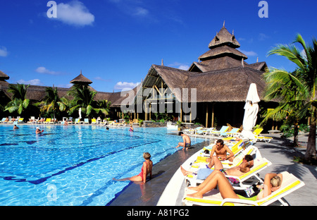 Mauritius Island, Shandrani Hotel Stock Photo