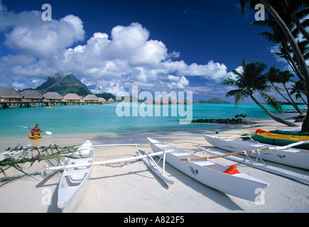 Pearl Beach Resort, Bora Bora, French Polynesia Stock Photo