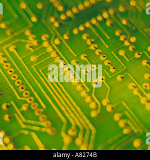 Close up of Circuit Board Stock Photo