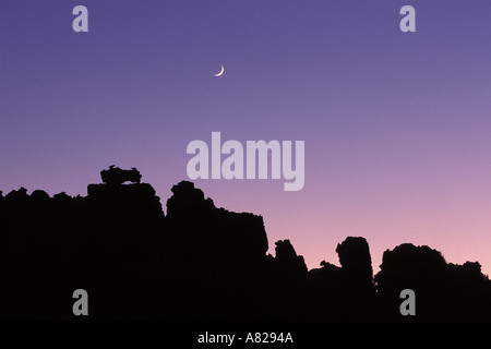 South Africa, Western Cape, Rock formation, Kagga Kamma Stock Photo