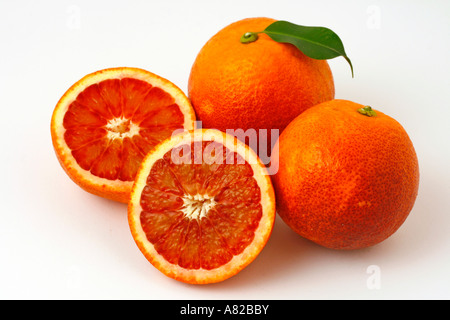 Sanguinelli oranges Stock Photo