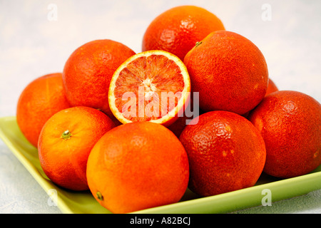 Sanguinelli oranges Stock Photo