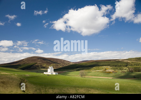 The strategic landmark historical Corgarff Castle in Strathdon, Aberdeenshire, Scotland, UK   Scottish Landmarks Stock Photo